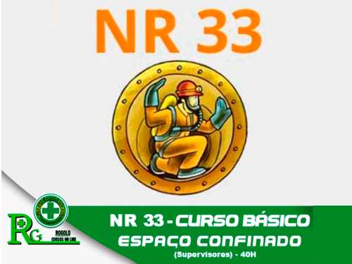 NR 33 – Espaços Confinados para Supervisores (semipresencial)